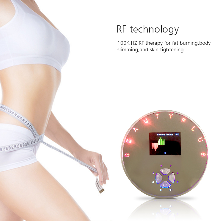 RF Beauty Instrument Shaping Slimming Ultrasonic Color Light Micro Current Slimming Household Fat Explosion Instrument Beauty Instrument - Image 3