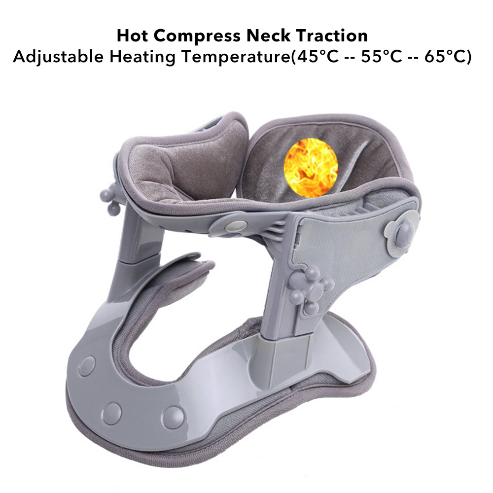 Cervical support cervical spine traction device hot compress physiotherapy cervical spine adjustable support correction cervical spine fixator - Image 3