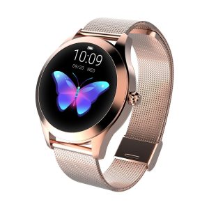 Pink Butterfly Women’s Smart Watch