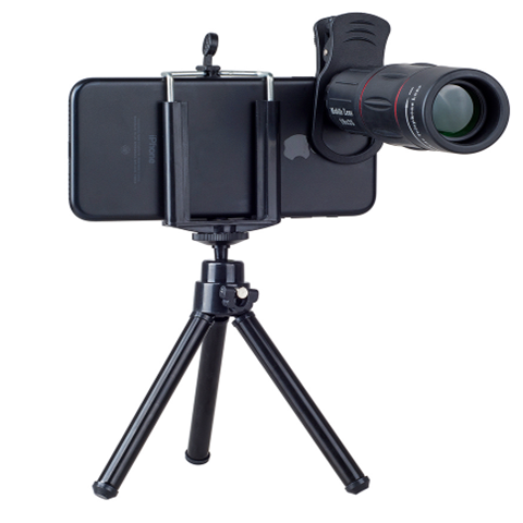Mini Camera Mobile Phone Lens kit 12X Zoom Telephoto Lenses For iPhone and Android Smartphones Monopod Bluetooth Shutter Tripod - Image 2