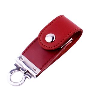 Metal keychain pendrive 8GB 16GB 32GB 64GB Leather USB Flash Drive Pen Drive Pendriver flash Memory Card memory stick