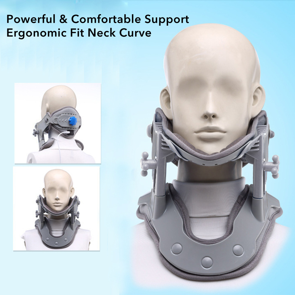 Cervical support cervical spine traction device hot compress physiotherapy cervical spine adjustable support correction cervical spine fixator - Image 2