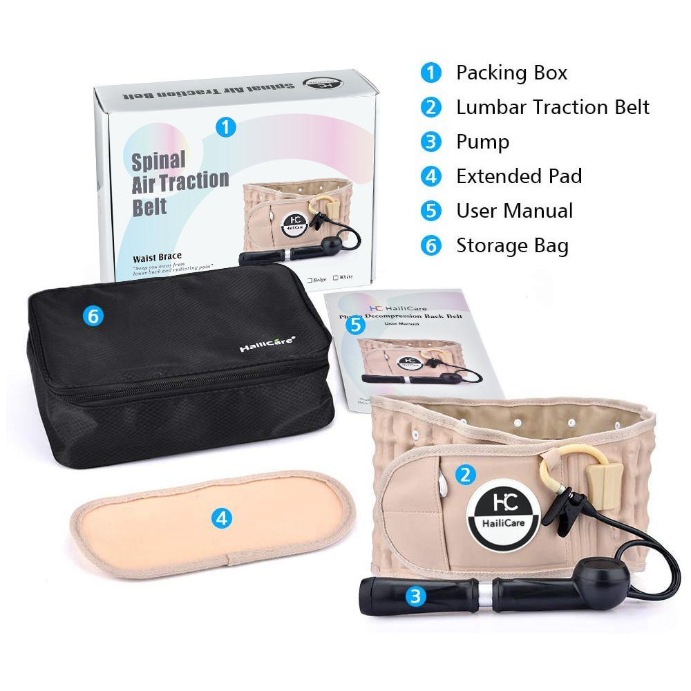 HailiCare Inflatable Belt Waist Retractor Home Waist Support Fixed Belt Health Supplies - Image 9