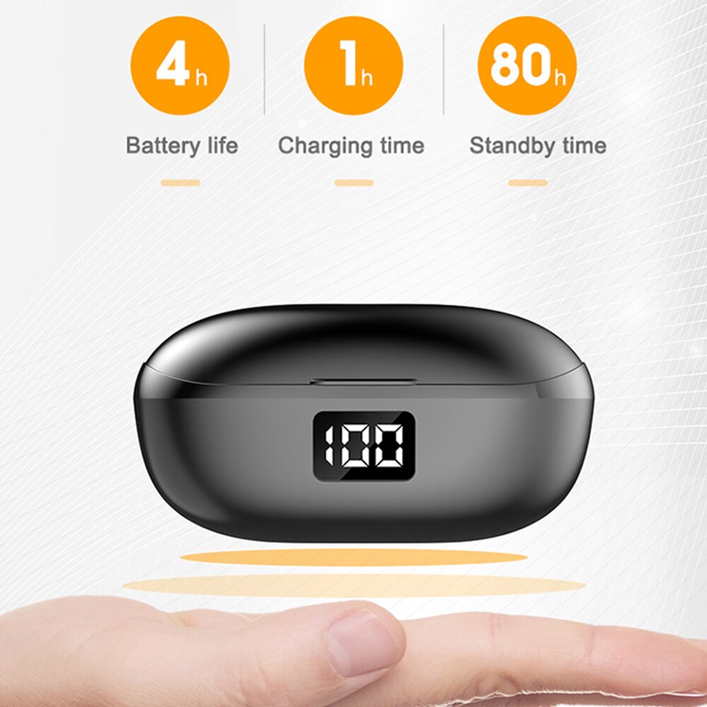 HKT6 TWS Bluetooth 5.0 Earphones Wireless Headphones - Image 5