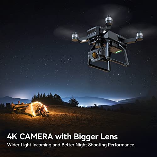 Bwine F7 GPS Drones with Camera for Adults 4K, 3-Aix Gimbal, 2Mile Long Range, 75Mins Flight Time 3 Battery, Auto Return Home+Follow Me+Fly Around+L6 Wind Resistance+Beginner Mode Easy to Use for Kids - Image 5