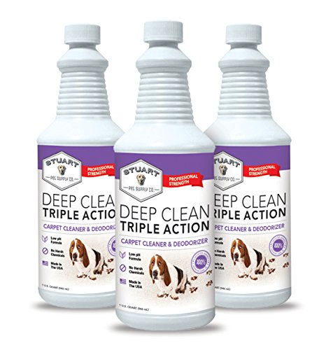 Stuart Pet Supply Co. Professional Strength Deep Clean (Gal.) 3X Carpet Cleaner Solution & Deodorizer, Concentrated Encapsulating Carpet Shampoo, Pet Odor & Dirty Carpet Cleaning Solution - Image 4